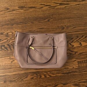 Cole Haan Taupe Leather Tote
